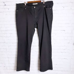 Levi’s 414 Classic Straight Leg Jeans Black 22W